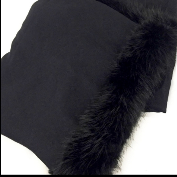 LOUIS VUITTON MONOGRAM SILK WOOL FUR SCARF/81654 - Picture 13 of 13